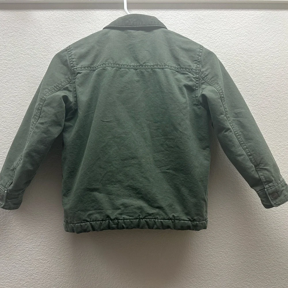 Old Navy Kids Olive Green Jean Jacket